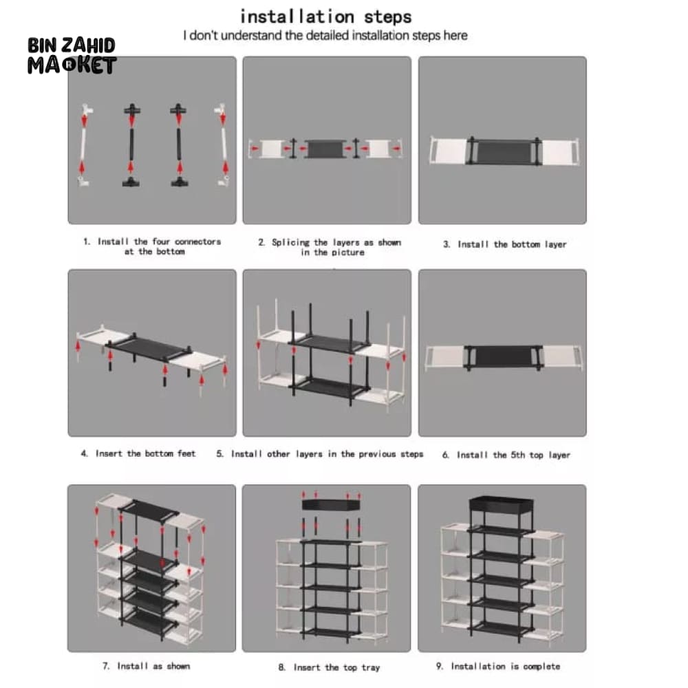 MULTI LAYERS SHOE RACK