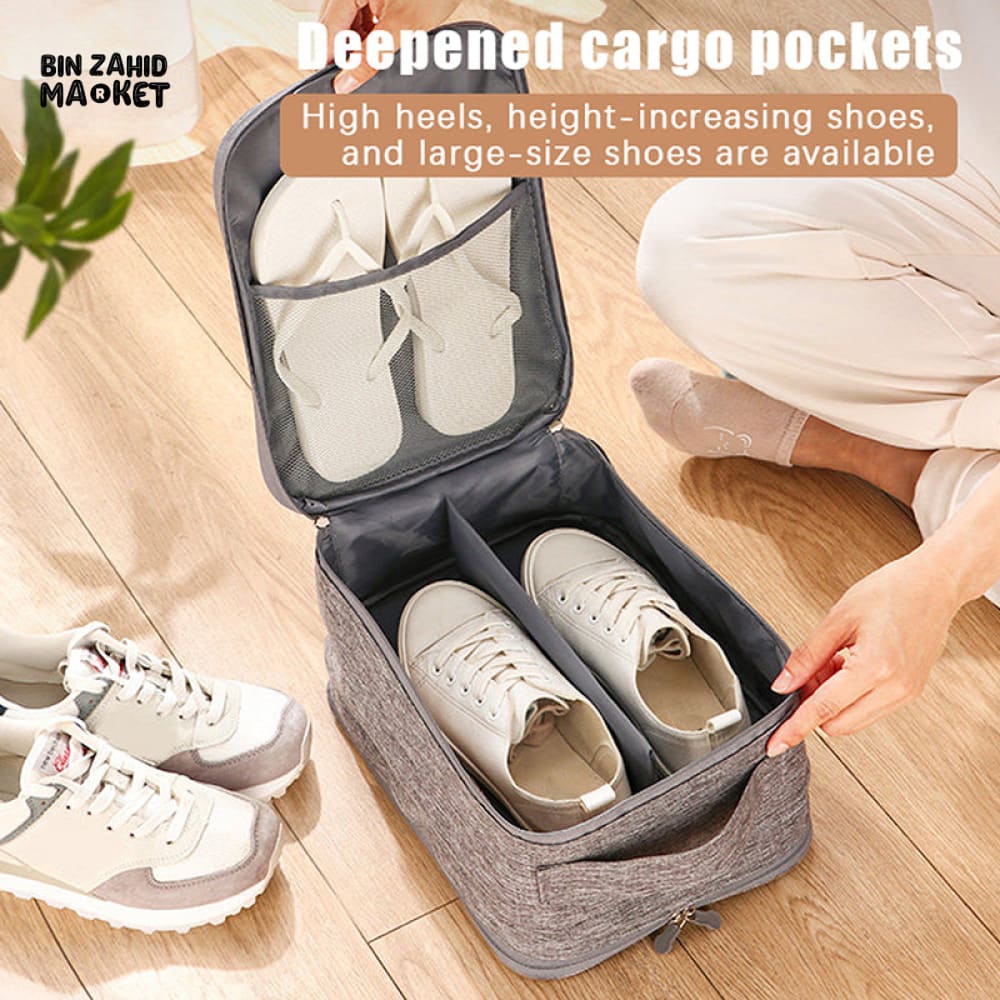 MULTI-PURPOSE TRAVEL SHOE STORAGE BAG ORGANIZER