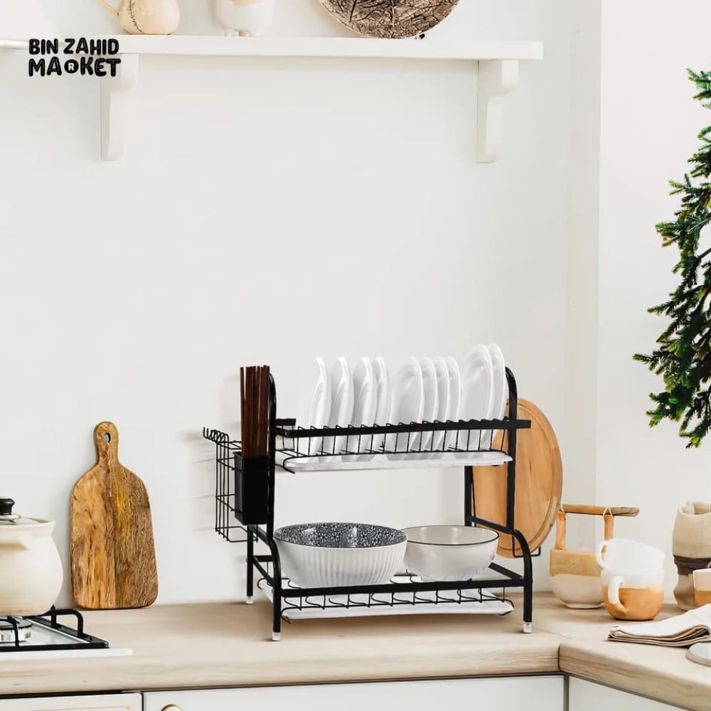 MULTI-TIERED DISH ORGANIZER