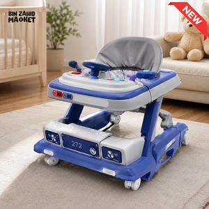MULTIFUNCTIONAL BABY WALKER - BLUE