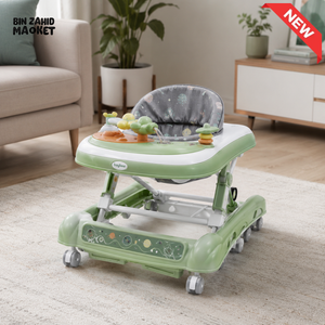 MULTIFUNCTIONAL BABY WALKER - GREEN