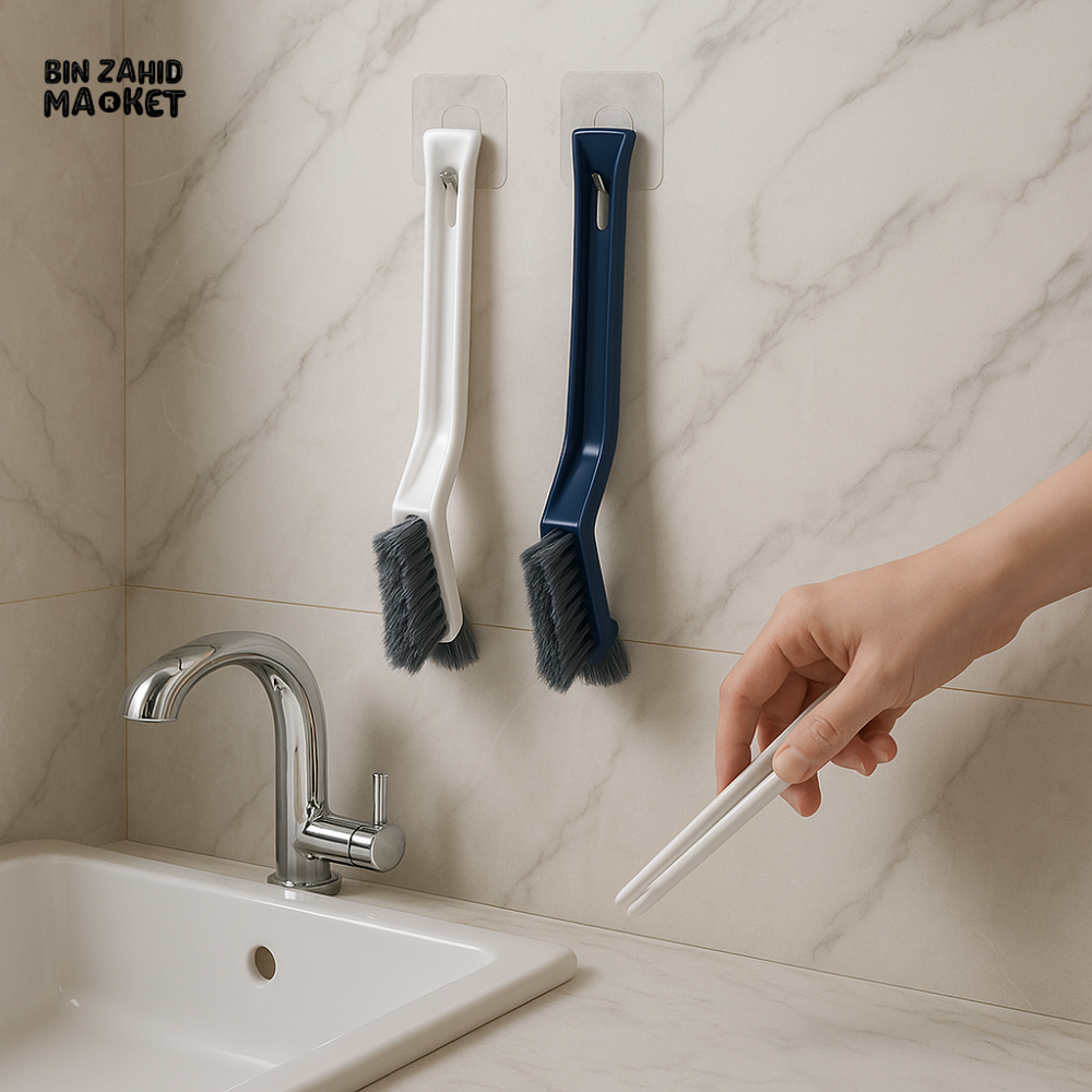 MULTIFUNCTIONAL CLEANING BRUSH – BATHROOM & KITCHEN SCRUBBER TOOL