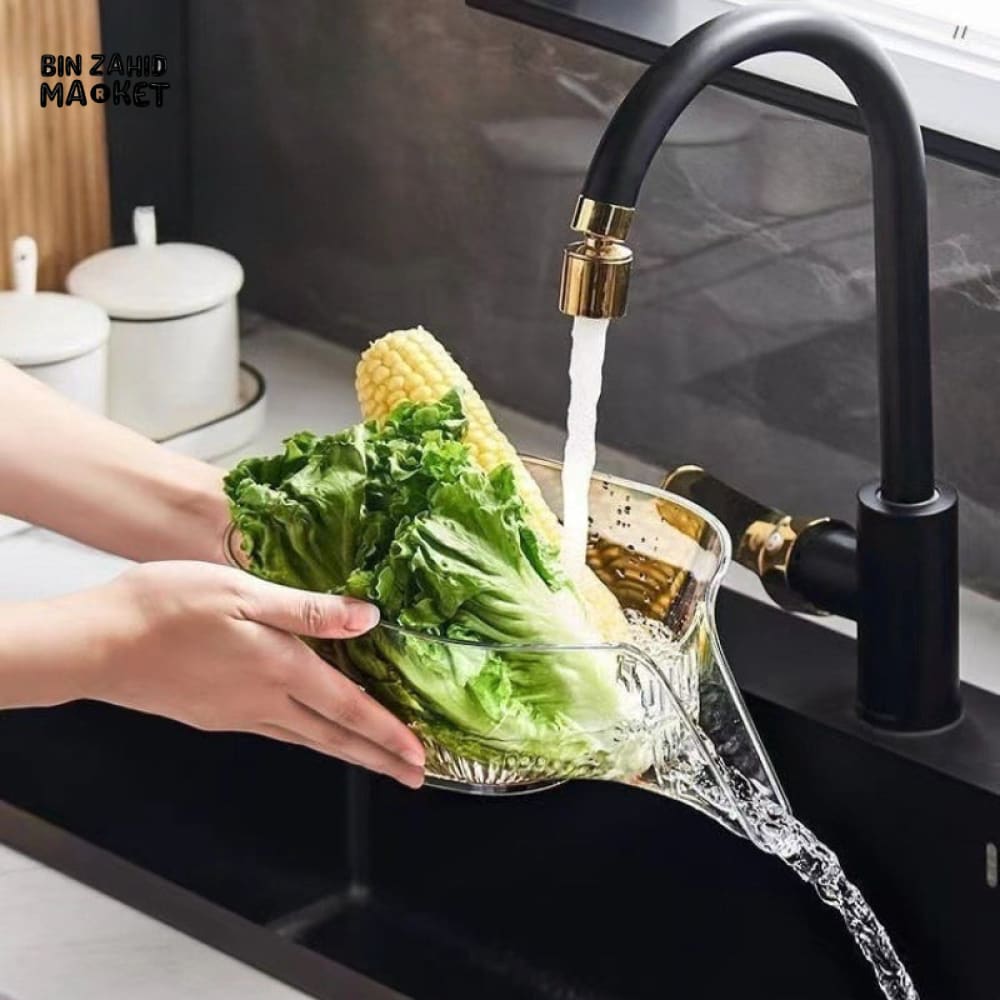 MULTIFUNCTIONAL DOUBLE LAYER DRAINING BOWL