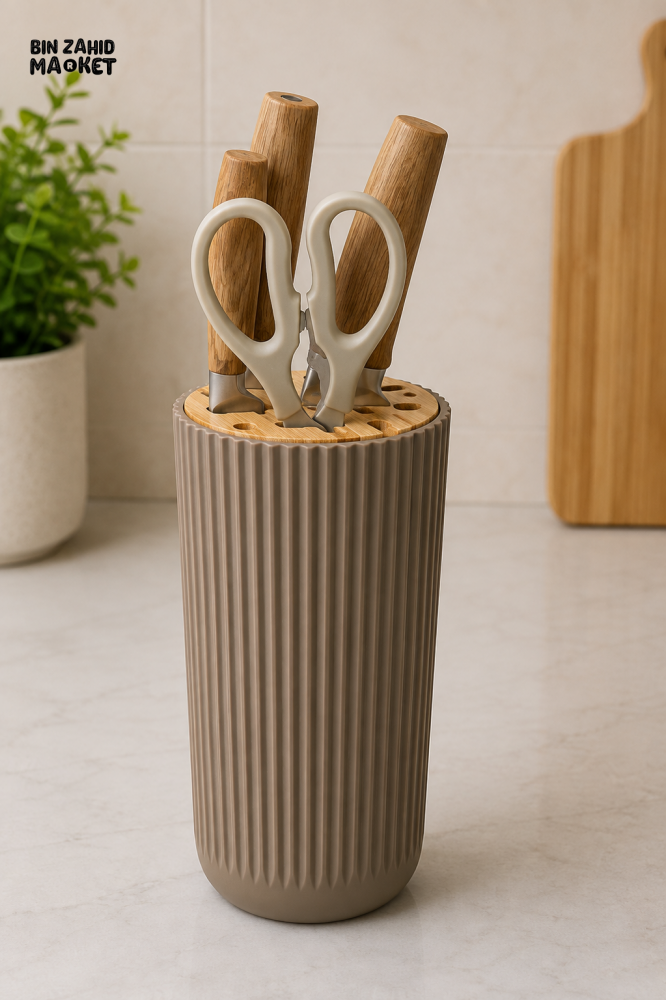 MULTIFUNCTIONAL KNIFE AND SCISSOR HOLDER - SKIN - Knife Blocks