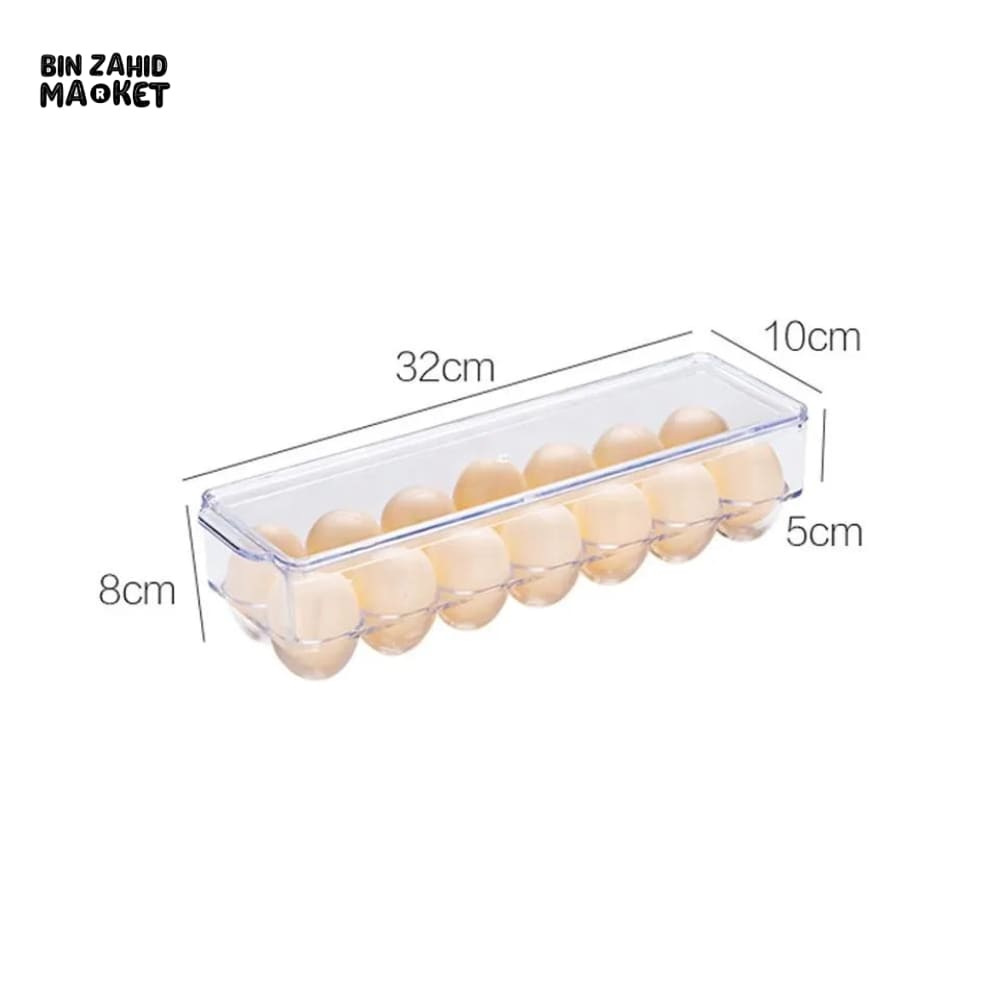 MULTIPLE GRIDS EGG STORAGE BOX WITH LID