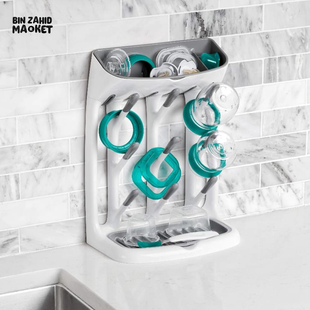 MULTIPURPOSE BABY BOTTLE & CUP DRYING RACK – HANGING DRYING STAND SPACE SAVING ORGANIZER