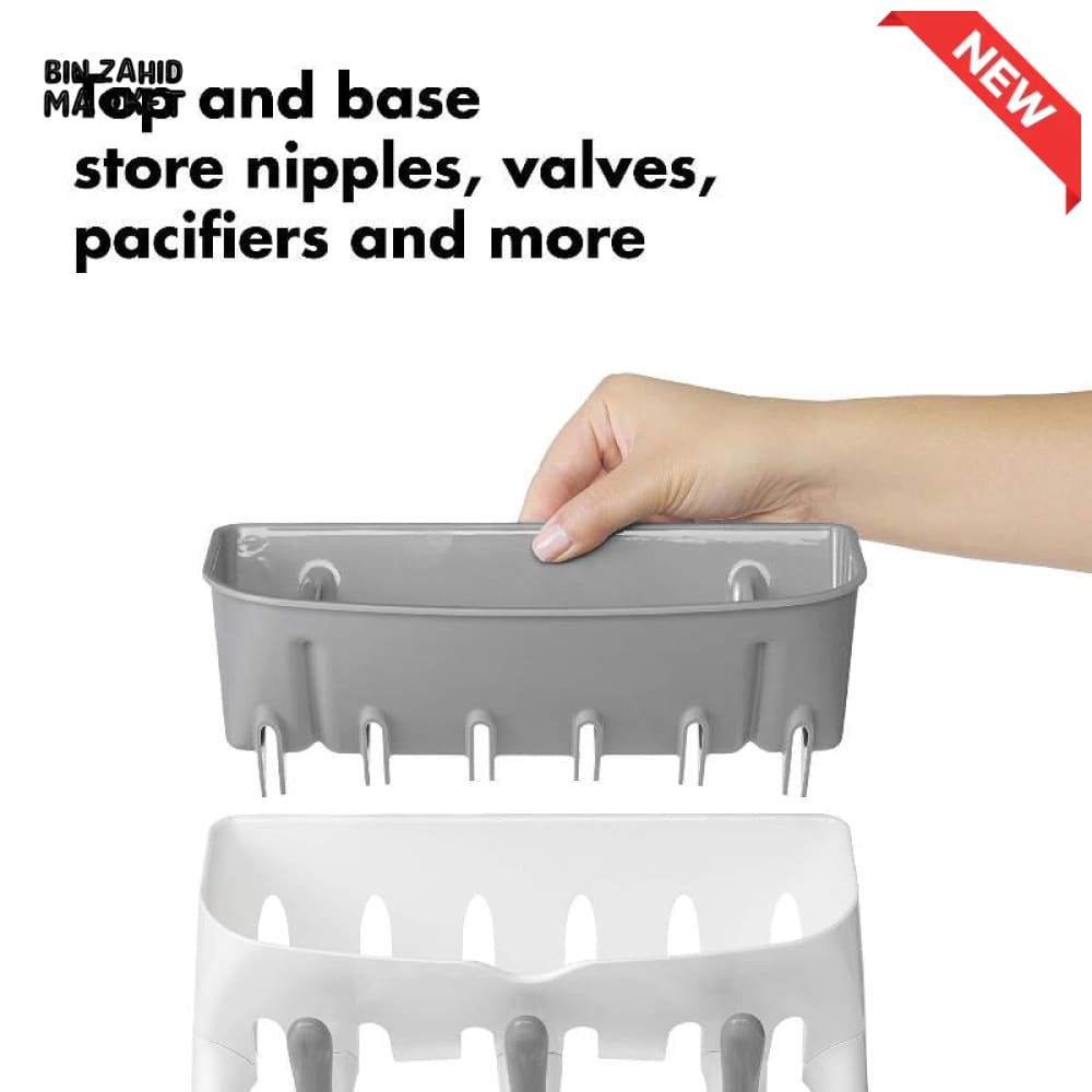 MULTIPURPOSE BABY BOTTLE & CUP DRYING RACK – HANGING DRYING STAND SPACE SAVING ORGANIZER