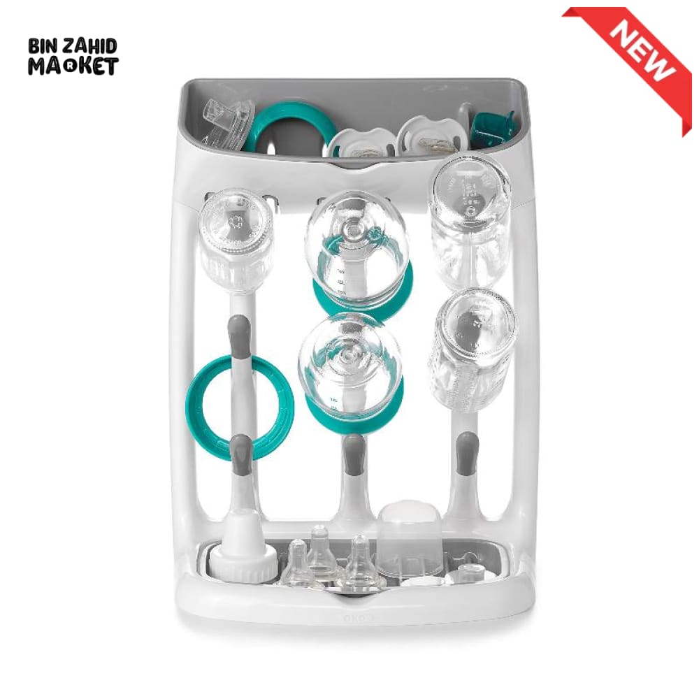 MULTIPURPOSE BABY BOTTLE & CUP DRYING RACK – HANGING DRYING STAND SPACE SAVING ORGANIZER