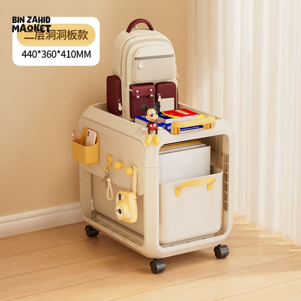 MULTIPURPOSE MOVABLE STORAGE ORGANIZER CART - 3 LAYER