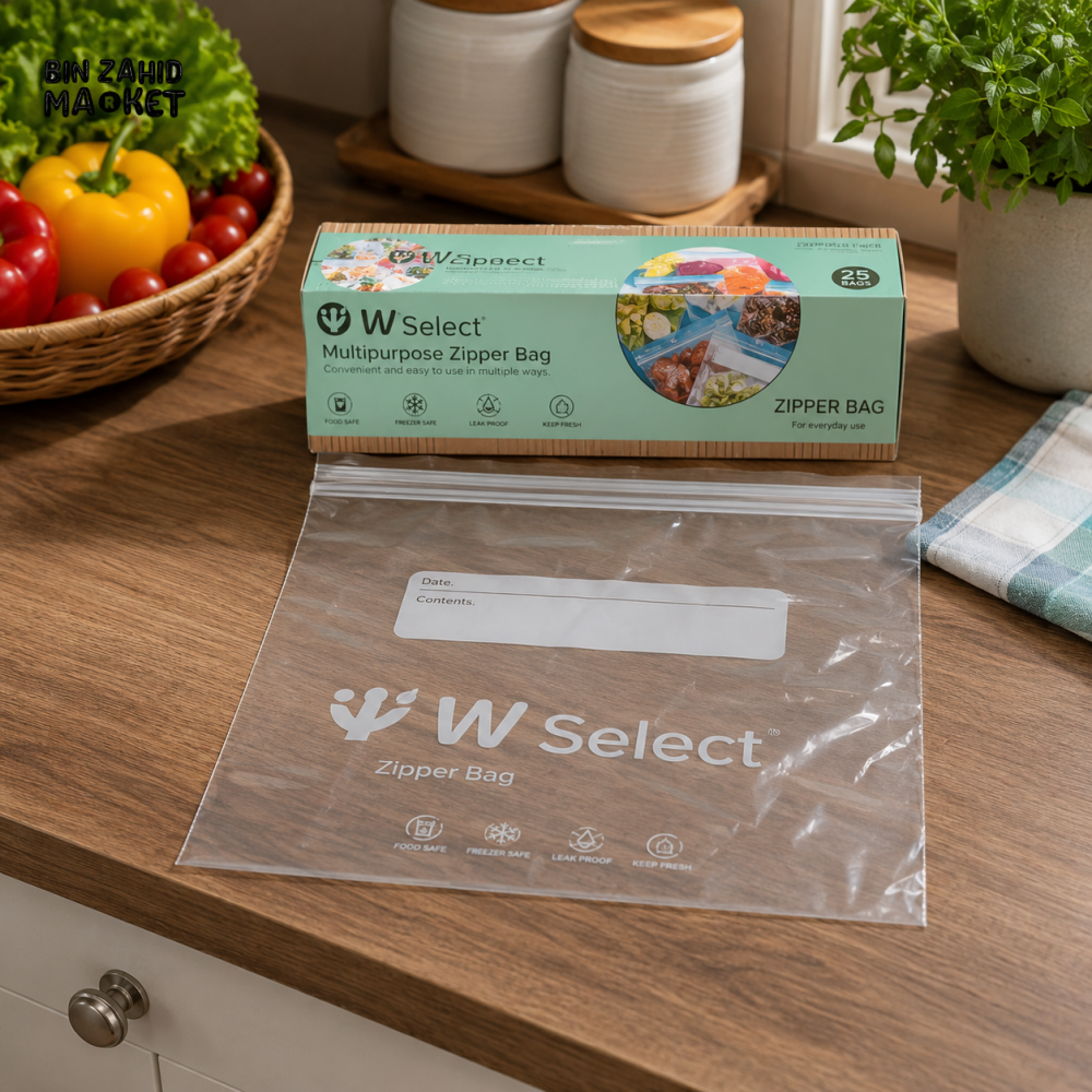 MULTIPURPOSE ZIPPER FREEZER BAGS - Home Utility Accessories