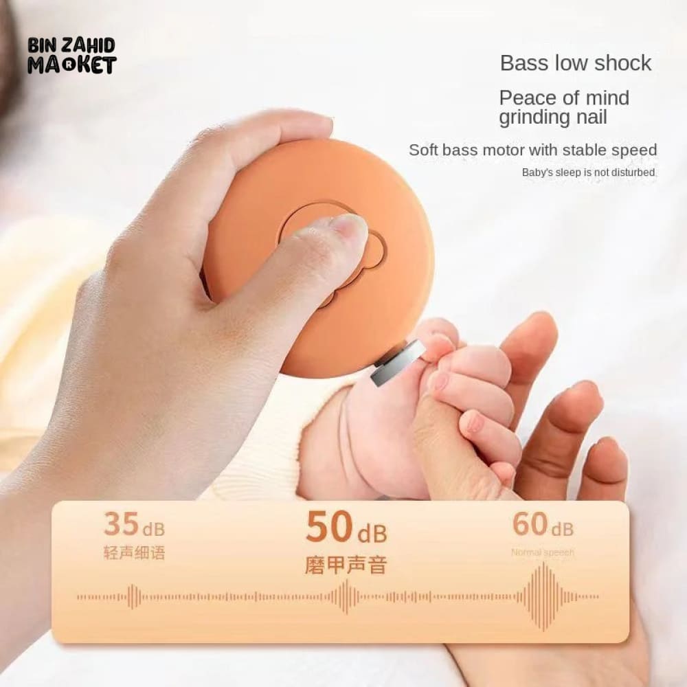 MUMLOVE BABY NAIL TRIMMER ELECTRIC WITH 6 GRINDING HEADS – SAFE & QUIET FOR NEWBORN TO ADULT