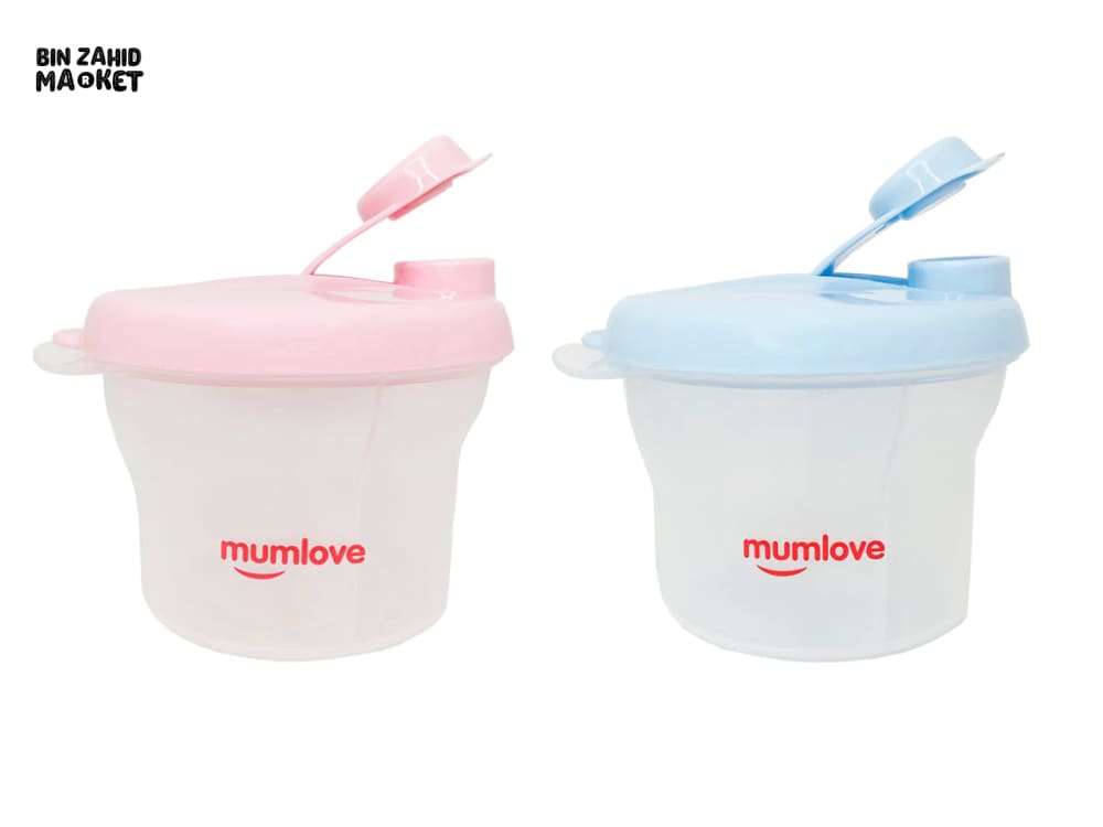 MUMLOVE PORTABLE MILK POWDER BOX LARGE CAPACITY WITH SEAL BAND COVER FOR BABY