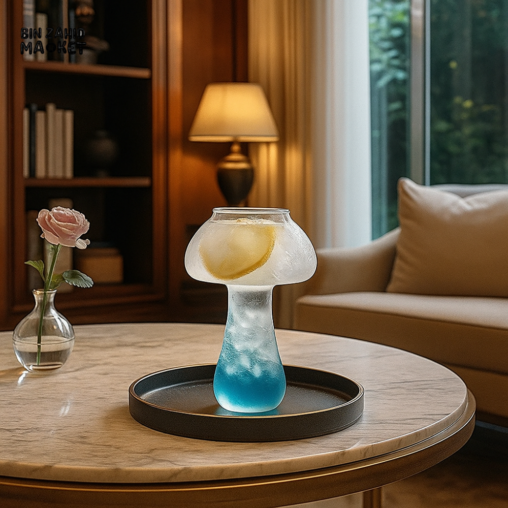 MUSHROOM SHAPE GLASS – CREATIVE COCKTAIL CUP