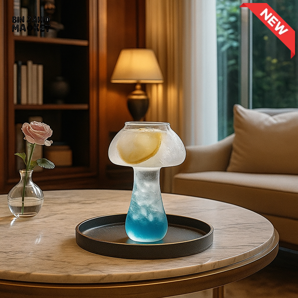MUSHROOM SHAPE GLASS – CREATIVE COCKTAIL CUP