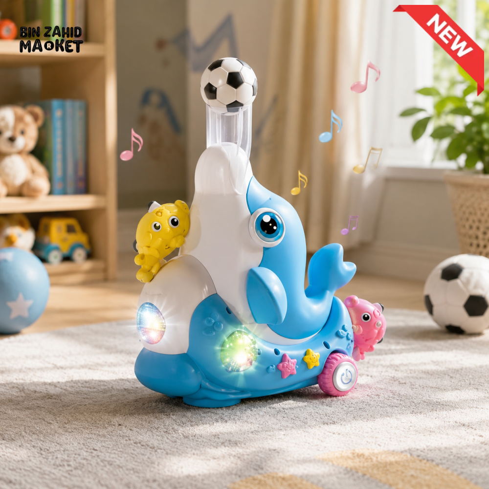 MUSICAL DOLPHIN BUMP & GO TOY