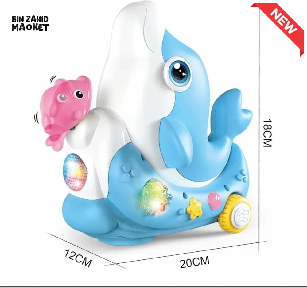 MUSICAL DOLPHIN BUMP & GO TOY