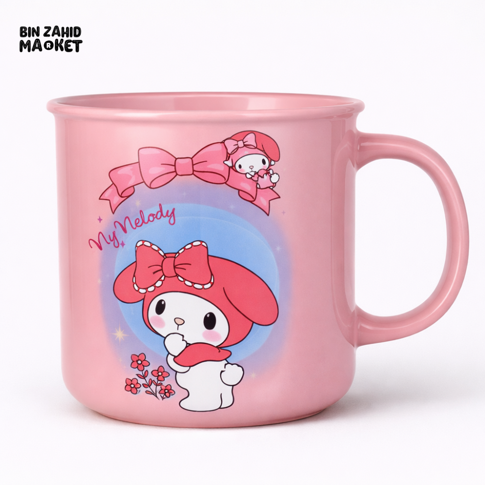 MY MELODY CARTOON CERAMIC MUG – CUTE PINK COFFEE & TEA CUP