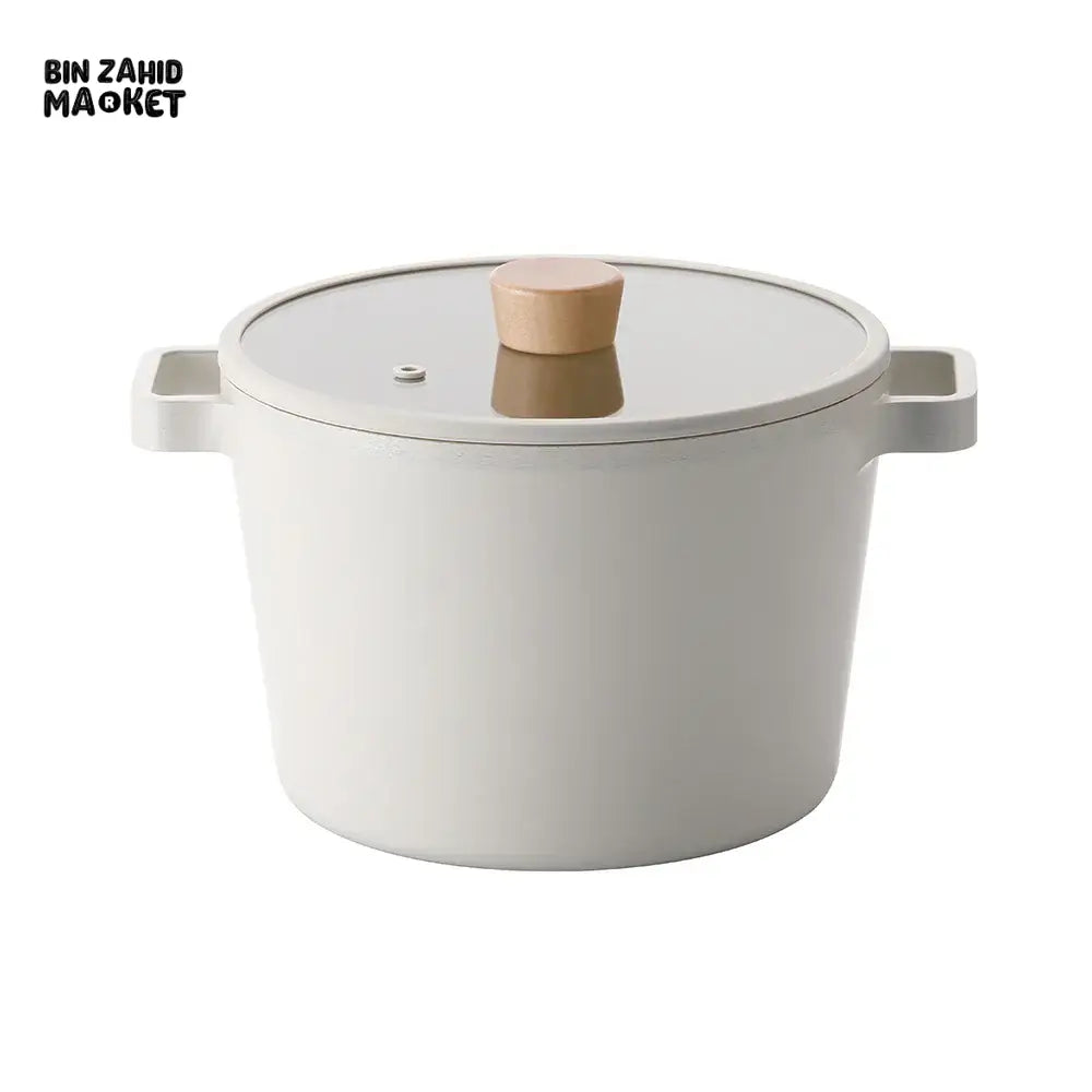 NEOFLAM FIKA 11 PIECE CERAMIC NONSTICK COOKWARE SET INDUCTION READY KOREAN MADE PREMIUM KITCHEN SET - CREAM