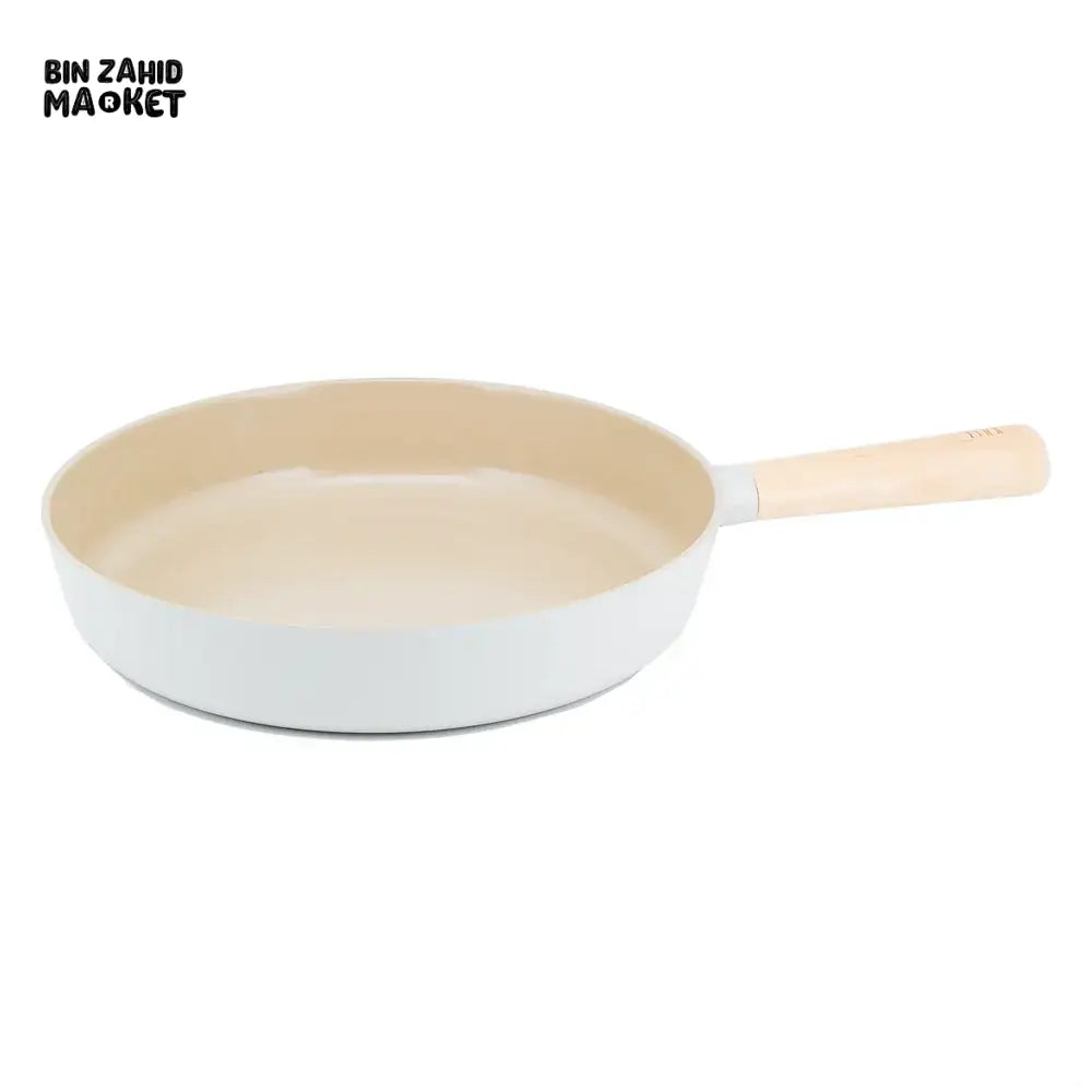 NEOFLAM FIKA 11 PIECE CERAMIC NONSTICK COOKWARE SET INDUCTION READY KOREAN MADE PREMIUM KITCHEN SET - CREAM