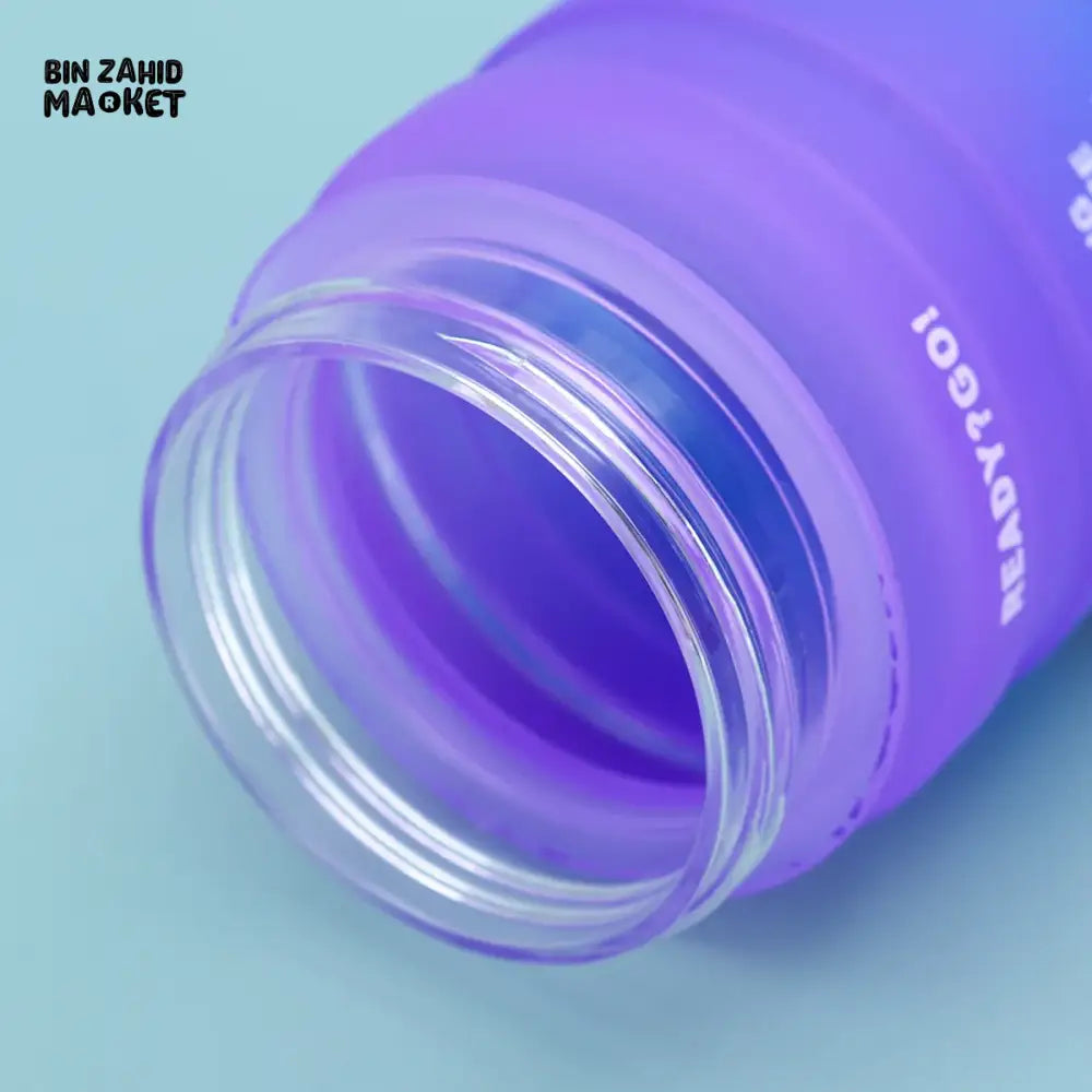 NEW GRADIENT COLOR LARGE CAPACITY SPORTS WATER BOTTLE 700 ML– OUTDOOR PORTABLE HANDLE STRAW CUP LEAKPROOF SEALED MATTE SPACE CUP