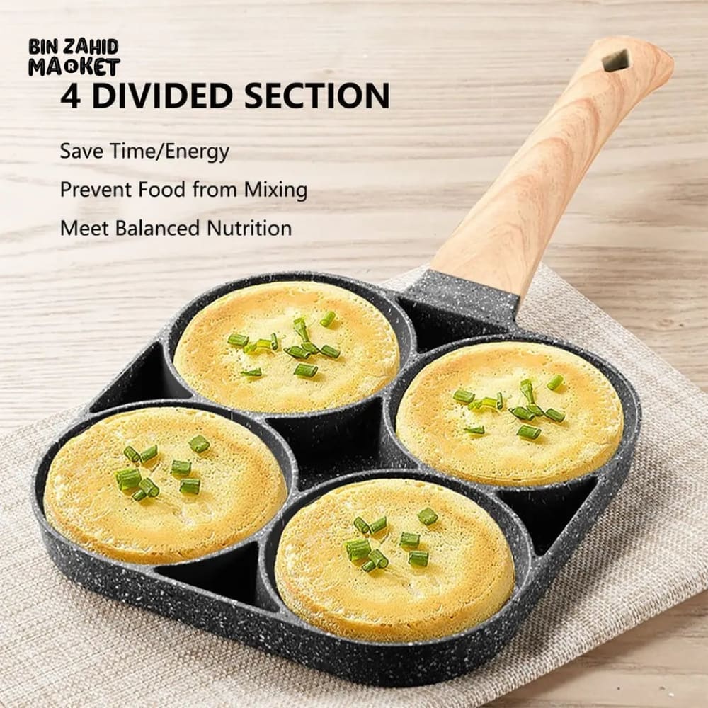 NON STICK 4 PORTIONS FRYING PAN