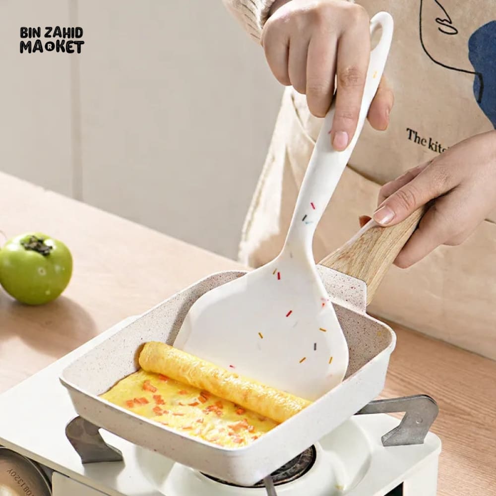NON STICK MARBLE COATING RECTANGLE FRYING PAN