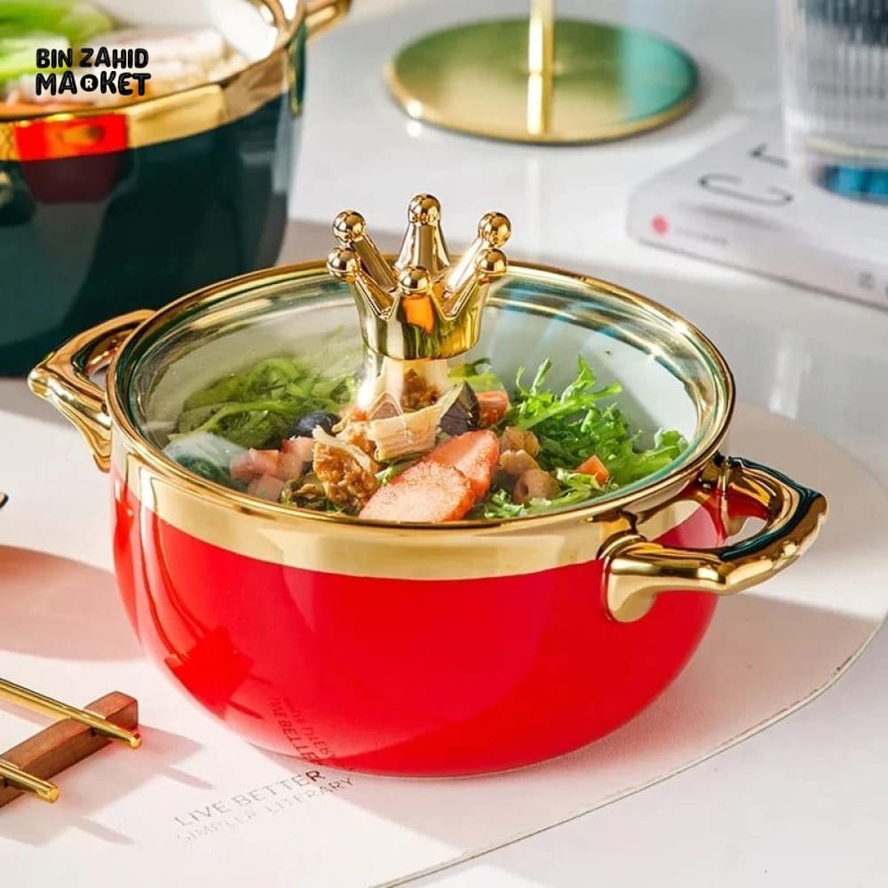 NORDIC CERAMIC SERVING BOWL