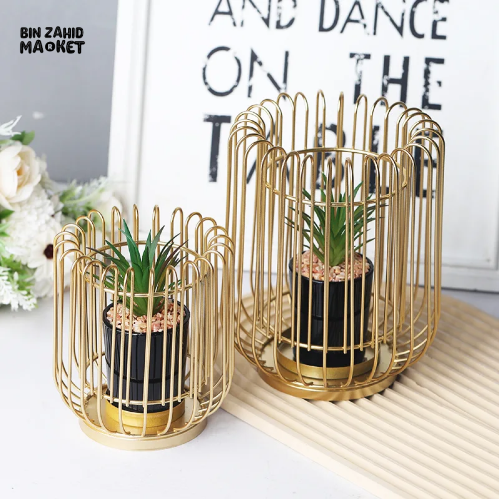 NORDIC LUXURY IRON HANDICRAFT PLANT ORNAMENTS - A MOMENT WITH A LITTLE BIRD