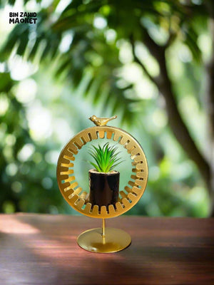 NORDIC LUXURY IRON HANDICRAFT PLANT ORNAMENTS - BIRD ORBIT