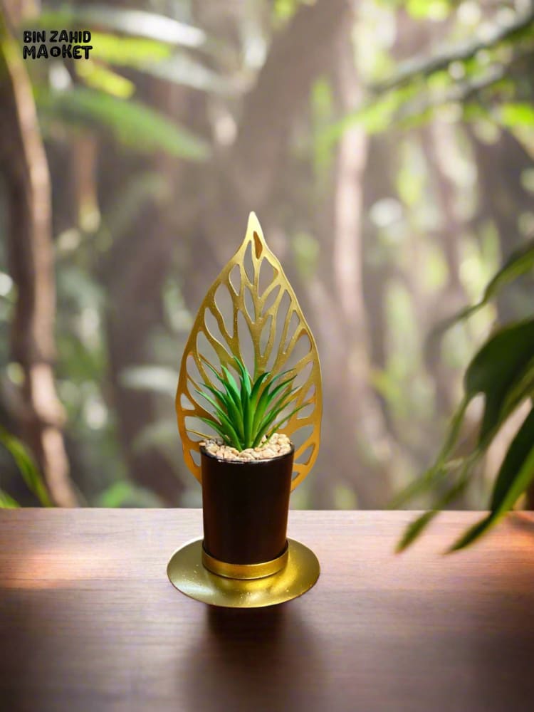 NORDIC LUXURY IRON HANDICRAFT PLANT ORNAMENTS - ELEGANT LEAF