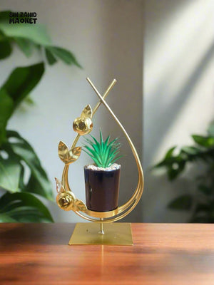 NORDIC LUXURY IRON HANDICRAFT PLANT ORNAMENTS - NORDIC FLOWER FRAME METAL PLANTER