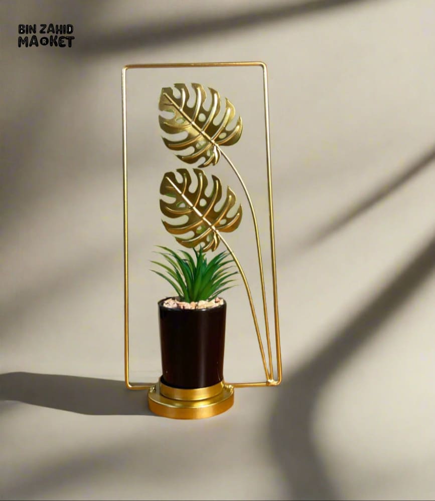 NORDIC LUXURY IRON HANDICRAFT PLANT ORNAMENTS - LEAF DUO