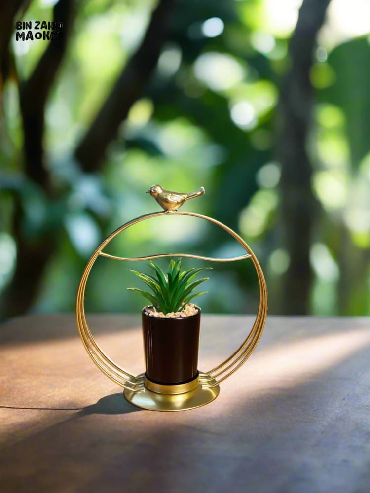 NORDIC LUXURY IRON HANDICRAFT PLANT ORNAMENTS - THE BIRD LOOP