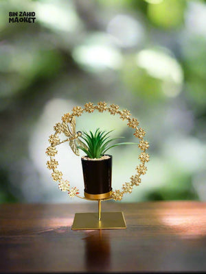 NORDIC LUXURY IRON HANDICRAFT PLANT ORNAMENTS - THE FLOWER & THE FLY