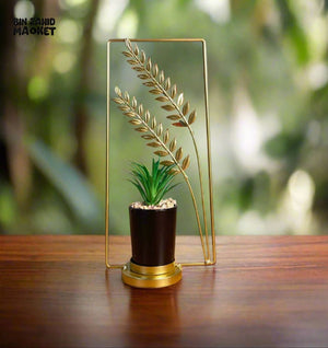 NORDIC LUXURY IRON HANDICRAFT PLANT ORNAMENTS - THE ROYAL LEAVES