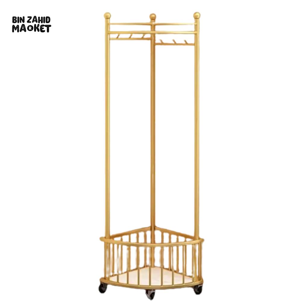 NORDIC MINIMALIST CLOTHING RACK – FLOOR STAND WARDROBE RAIL FOR HOME & GARDEN