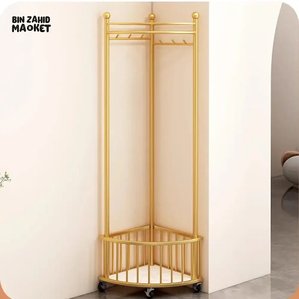 NORDIC MINIMALIST CLOTHING RACK – FLOOR STAND WARDROBE RAIL FOR HOME & GARDEN