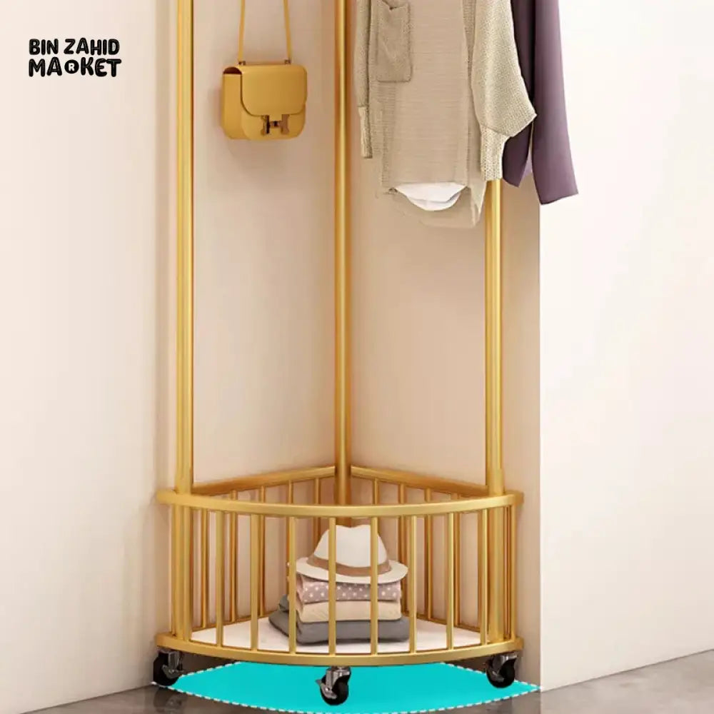 NORDIC MINIMALIST CLOTHING RACK – FLOOR STAND WARDROBE RAIL FOR HOME & GARDEN