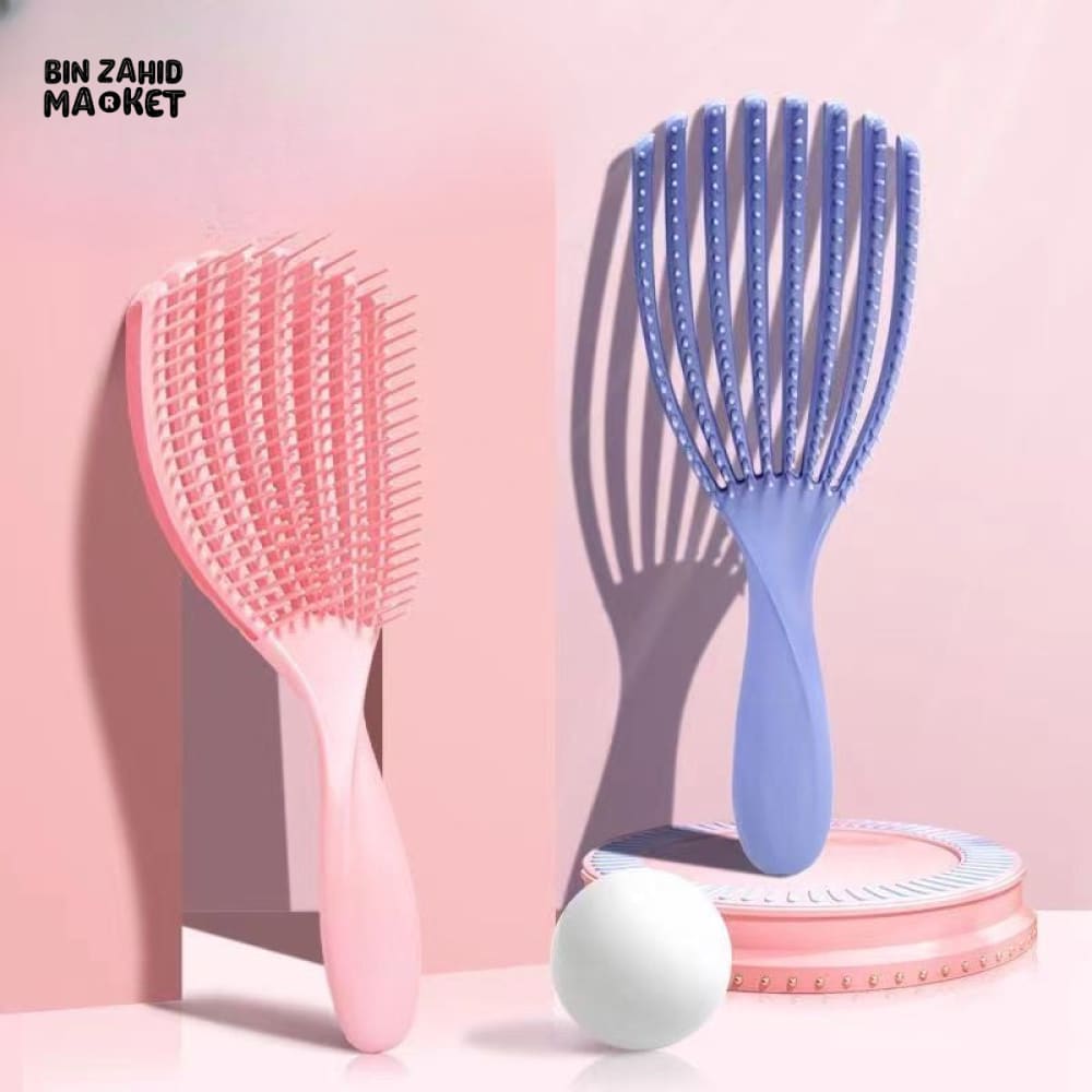 OCTOPUS HAIRBRUSH – SCALP MASSAGE DETANGLER FOR CURLY & THICK HAIR