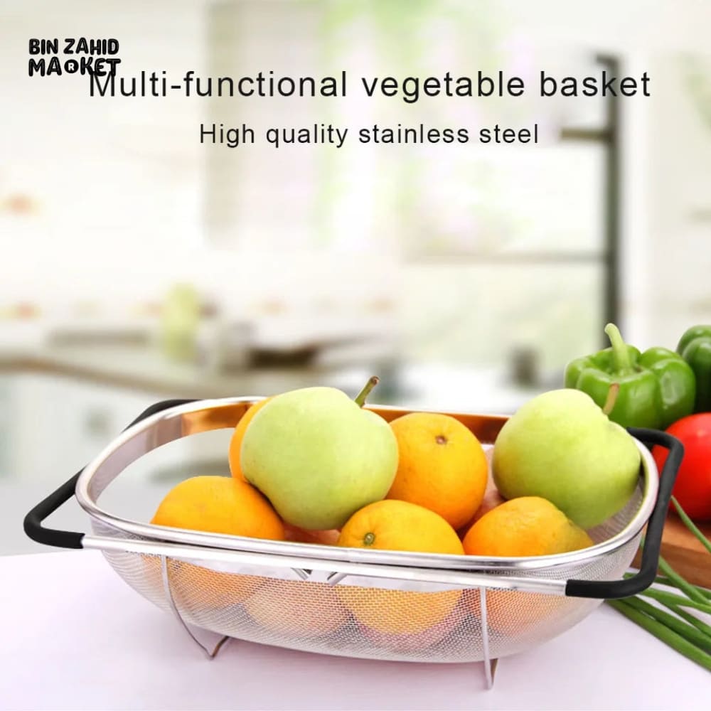 OVER THE SINK COLANDER STRAINER BASKET