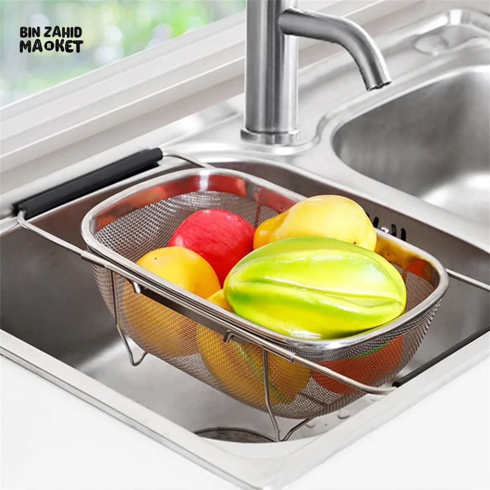 OVER THE SINK COLANDER STRAINER BASKET
