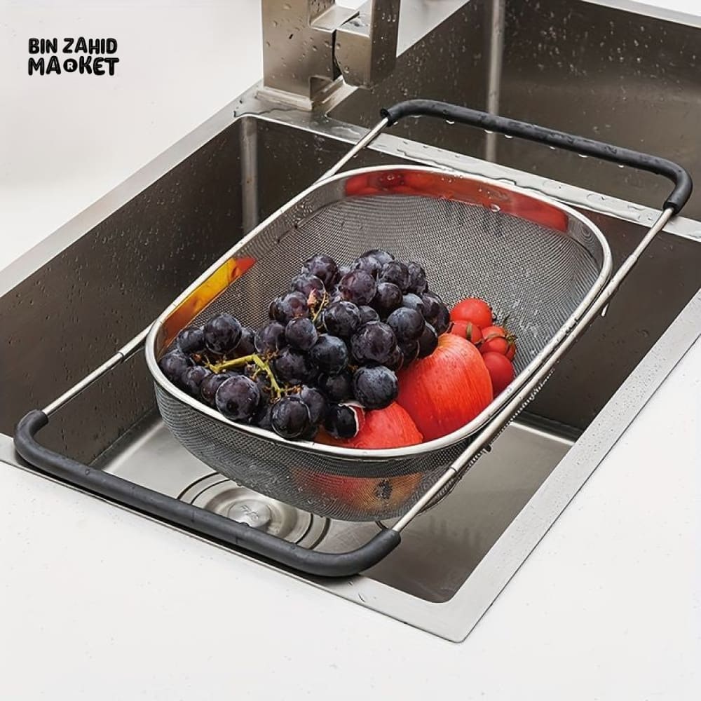 OVER THE SINK COLANDER STRAINER BASKET