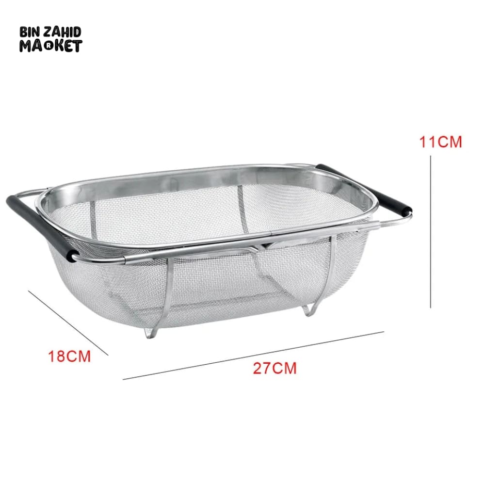 OVER THE SINK COLANDER STRAINER BASKET