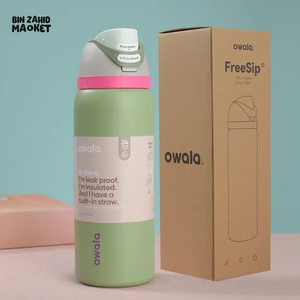 OWALA FREESIP 24OZ WATER BOTTLE – HYDRATION REDEFINED - AVOCADO GREEN