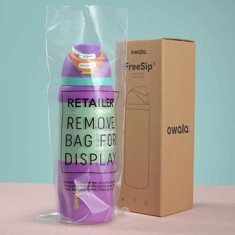 OWALA FREESIP 24OZ WATER BOTTLE – HYDRATION REDEFINED - IVORY WHITE