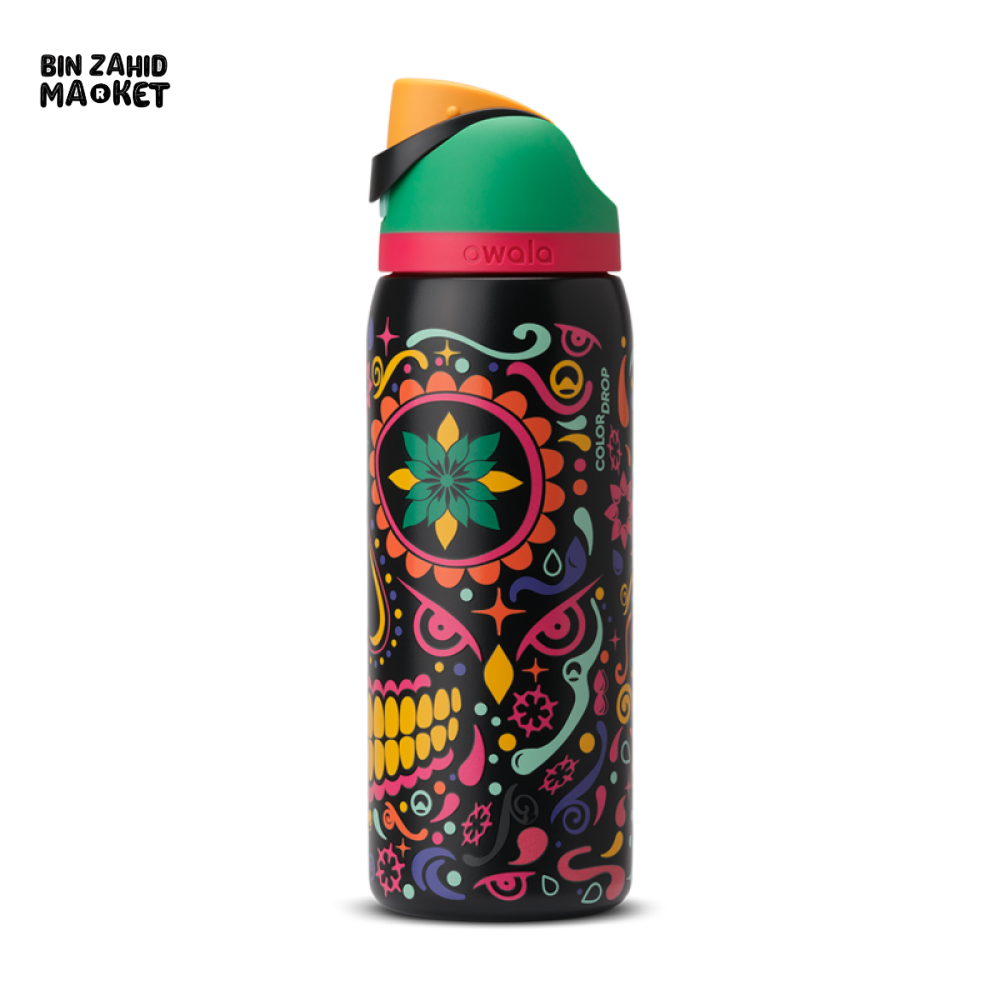 OWALA WATER BOTTLE SUGAR SKULL 32OZ