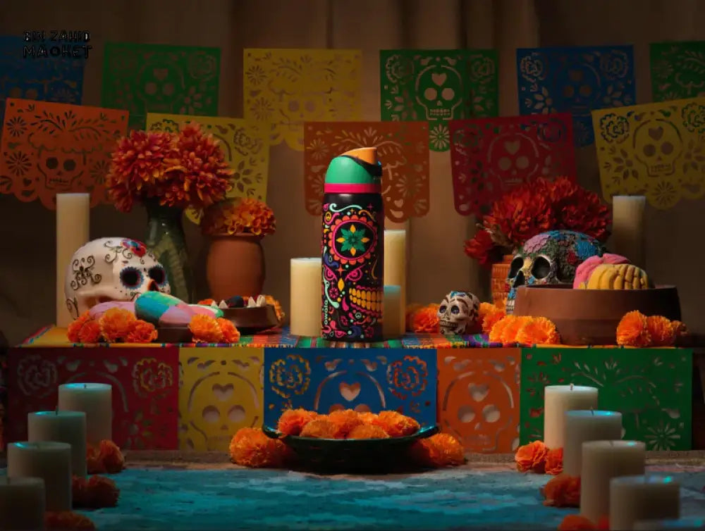 OWALA WATER BOTTLE SUGAR SKULL 32OZ