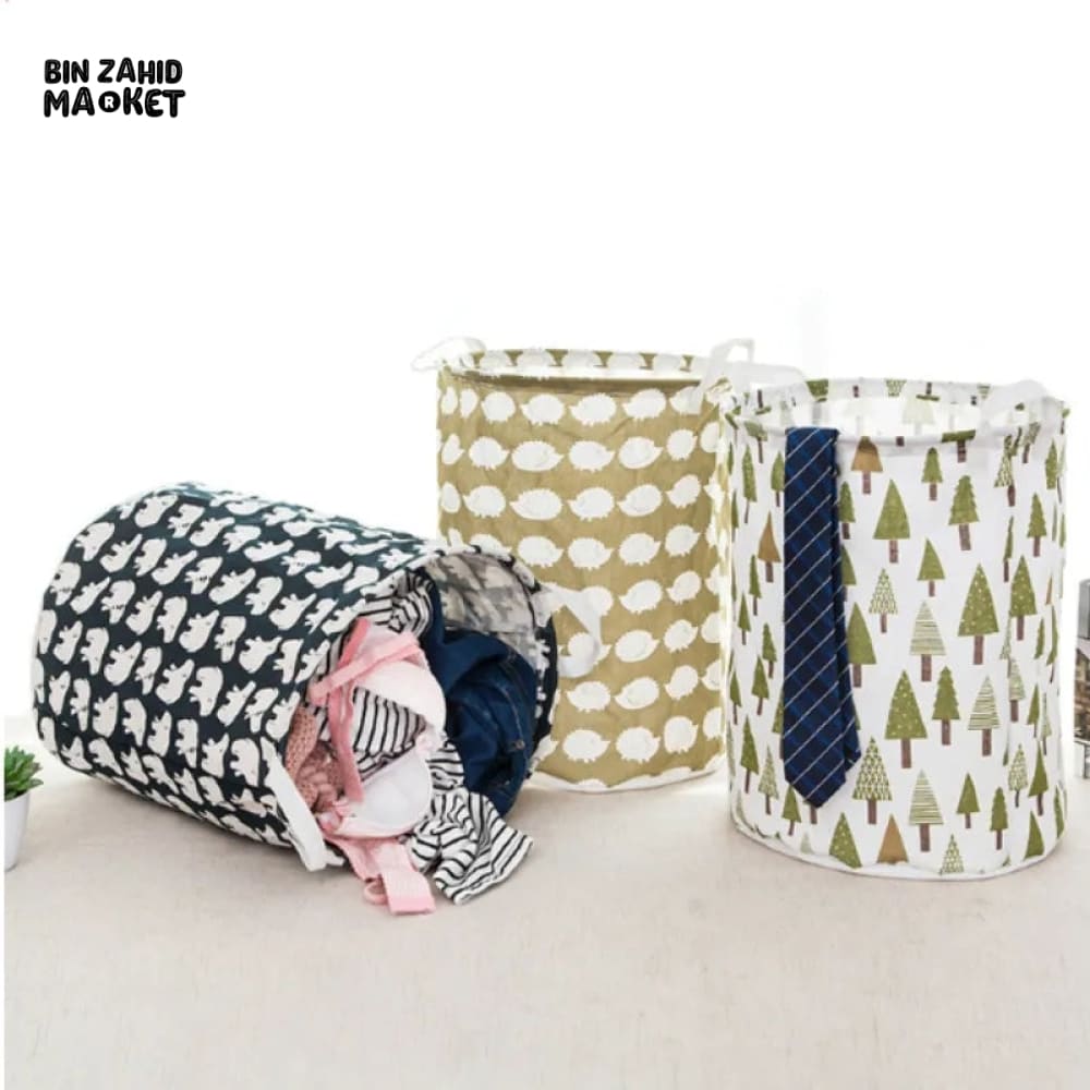 OXFORD FOLDABLE LAUNDRY BASKET