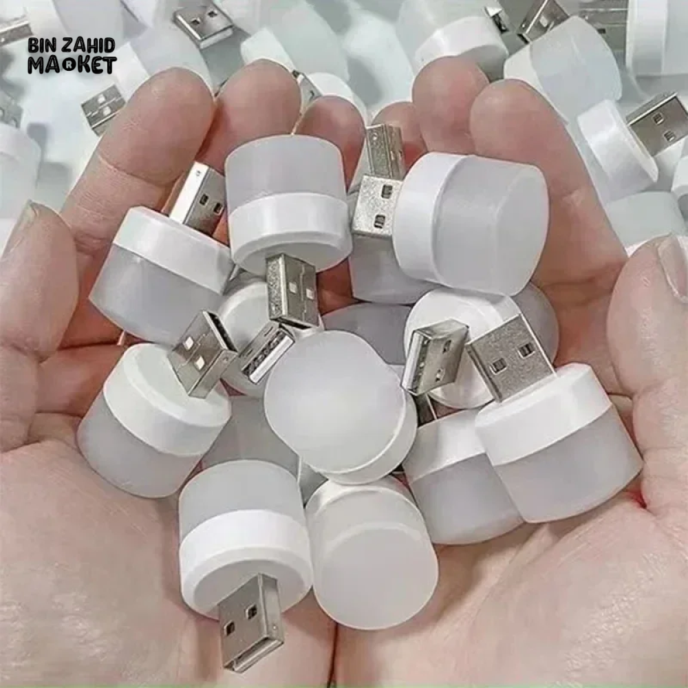 PACK OF 10 MINI USB NIGHT LIGHT WARM WHITE EYE PROTECTION LED READING LAMP