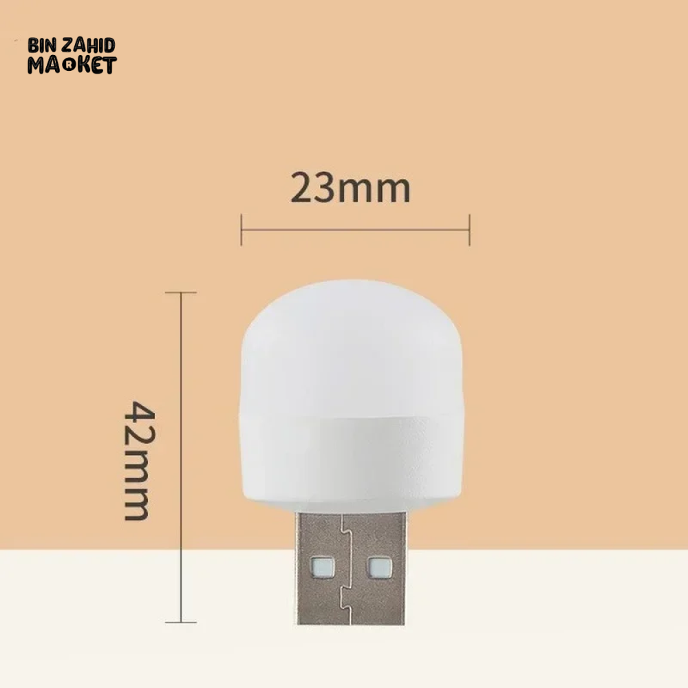 PACK OF 10 MINI USB NIGHT LIGHT WARM WHITE EYE PROTECTION LED READING LAMP